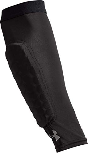 Under Armour Gameday Armour Pro Padded Forearm Sleeves, Style Number 1346862, Black, X-Small, Men's, Athletes, Active - size: X-Small