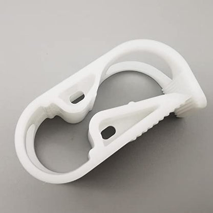 10PCS Large Plastic tubing Clamp for Hose Flow Control 12 Grades Adjustable Laboratory Tube Clip Industrial Hose Clamp Pinch - size: for tube OD 1/2''-3/4'' (12-18mm)