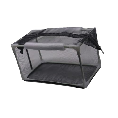 Aquarium Separation Net Breeding Box Pp Frame Multifunctional Nylon Mesh for Fish Spawn Hatchery Lightweight Accessories, 32x17x17cm