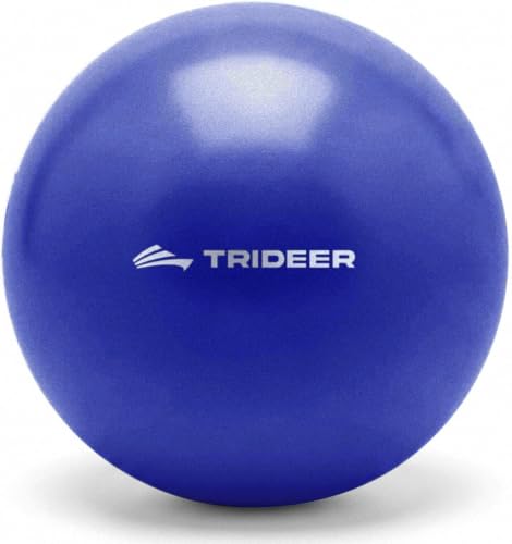 Trideer 9-Inch Pilates Ball, Small Exercise Ball Pilates Equipments for Yoga, Physical Therapy, Pregnancy, Postpartum, Core Training, Balance, Stability and Stretching - color: Indigo