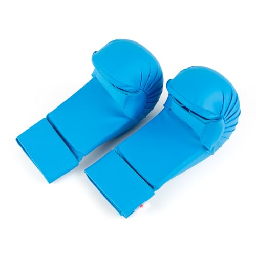 Premium Karate Boxing Gloves for Men & Women - color: Blue, size: Small