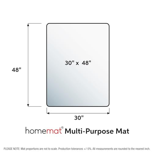 Floortex® Homemat® Rectangular Multi-Purpose Mat - 30" x 48"