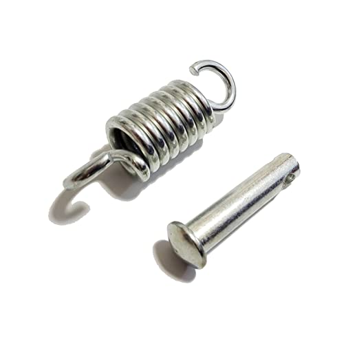 Hammock Chair Spring Pin Plug - Hanging Kit/Heavy Duty-Porch Swings Hook | Hammock Chair Ultimate Hammock Spring Hook for Hanging Basket Chairs and Porch Swings Replacement Parts - color: Silver