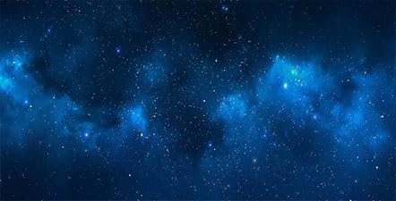 36X18IN Starry Aquarium Background, Art Starry Fish Tank Decorations Background, with 8 EVA Double-Sided Tape - color: Star, size: 36X18in/90X45cm