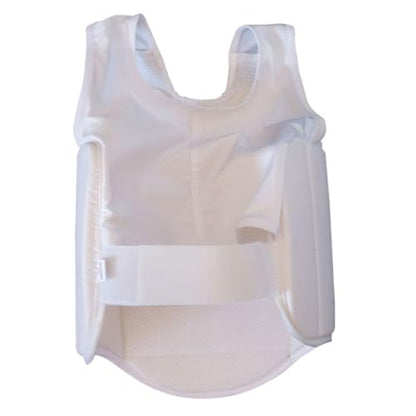Karate Chest Guard Breathable Upper Body Rib Protector Adjustable Chest for Teen Kickboxing Training Adjustable Rib - size: Small
