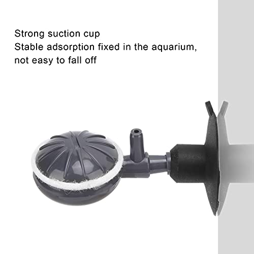 2Pcs Air Stone Bubble Disffuser, Bubble Diffuser with Suction Cups Make Bubbles for Air Pump Aquarium and Fish Air Pump Accessories
