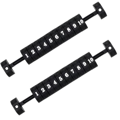 2 Pcs Table Football Counter, Score Goal Counter, 10 Numbers Scoring Score Counter Indicator for Air Hockey, Shuffleboard