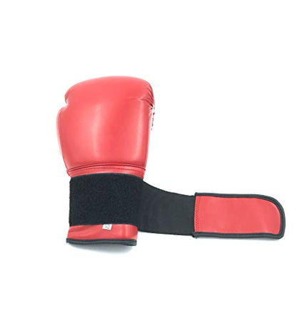 Boxing Gloves Red Kickboxing, Grappling, Fighting, Muay Thai Training Boxing Bag Gloves, Punch Bags and Focus Pads Punching Plain-Blank Vinyl Gloves No Logo - size: 12oz