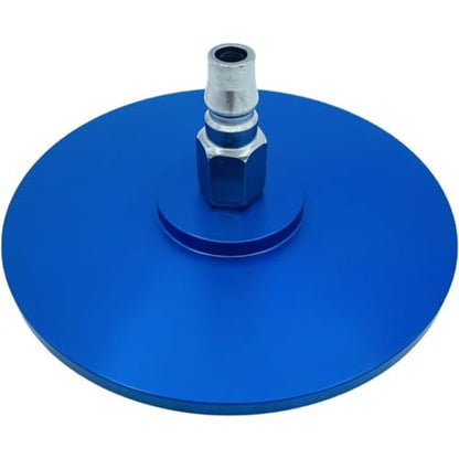 Vac-U-Lock Suction Cup Adapter Quick Connect Device Accessories for Cupping Machine Durable Aluminum 3.94 Inch Strong Suction Cups Compatible with Vac U Lock Systems Replacement Parts (Blue) - color: Blue