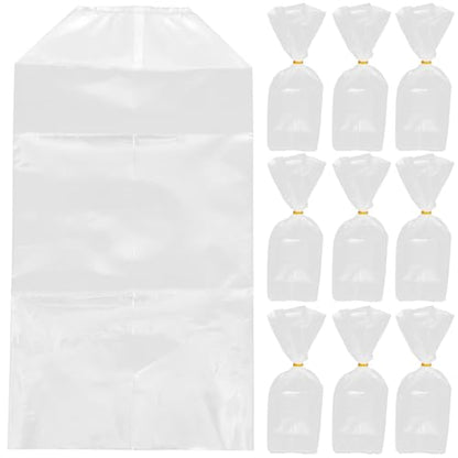 50pcs Live Fish Shipping Bags with Oxygen Waterproof Ornamental Fish Packing Bags 20x35x12cm with Handle for Aquarium and Shrimp Transport