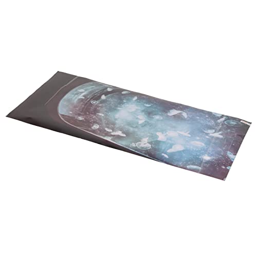 Aquarium Background PVC 3D Fish Tank Decoration, Self Adhesive Sticker with Realistic Pattern, Durable Non Background for Freshwater Saltwater Tanks (61 * 41CM) - size: 61*41CM
