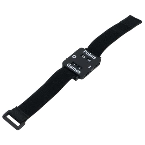 Score Counter Watch Adjustable Wristband Score Keeper for Cricket Tennis and Padel Portable Manual Stroke Tracker with High Visibility Display for Outdoor Practice and Matches