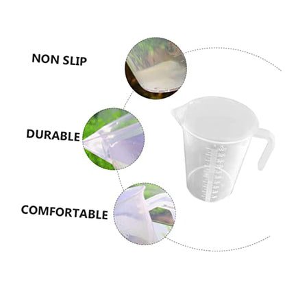 SOLUSTRE 1Pc Water Changing Cup with Measurement Scale Aquarium Supplies for Fish Feeding Design for Easy Liquid and Dry Ingredient Measurement