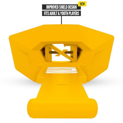 Nxtrnd Two Pro Football Mouth Guard, Permanent Strap, Fits Adult & Youth (Yellow) - color: Yellow Pro
