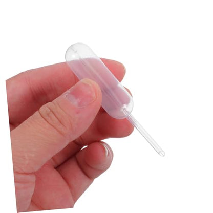 Ipetboom 100pcs Precision Plastic Pipettes Droppers Sample Transfer Pipettes Lab Liquid Measuring Droppers Storage Containers