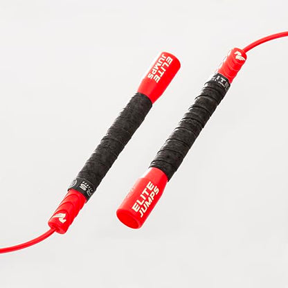 Elite Jumps Freestyle PVC Jump Rope Bundle, - color: Red