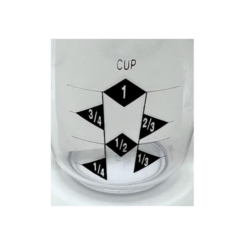 Rocky Mountain Goods 1 Cup Plastic Measuring Cup with Handle - Durable - Easy to Read - US and Metric - Dishwasher Safe - Great for Liquid, Rice, Coffee, Dog Food, Soap, Oil, and More