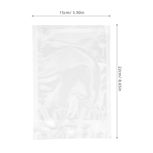 KICHOUSE 100pcs 15x22cm Sealable Live Fish Transport Bags with Oxygen Filling for Aquarium Fish and Shrimp Packaging Portable Fry Containers for Seafood Shipping and Pet Stores
