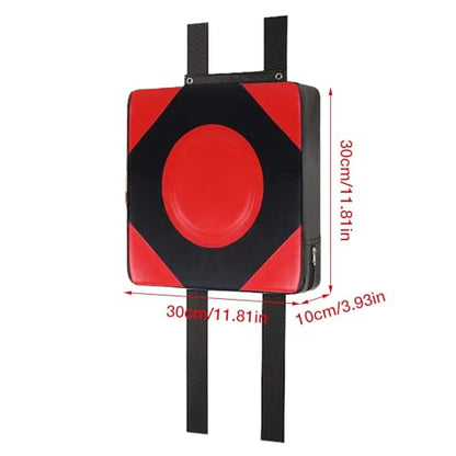 Wall Punching Bag Adult Fitness Cardio Dance Training Workout Activity - color: Red