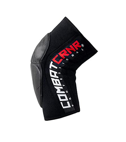 Combat Corner Premium Knee Pad | Thick Protective Sleeve for Training, Competition, Sports | Anti-Slip Comfortable Construction - size: Large