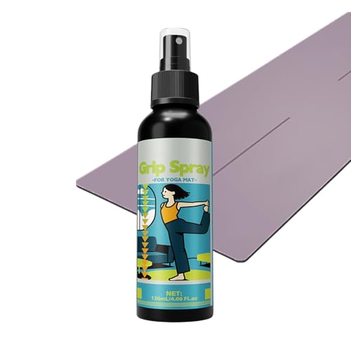 Yoga Mat Spray for Sports Non-Sticky Long-Lasting | Yoga Mat Non-slippery Traction Spray for Women Men Adults Teens Beginners Rock Climbing Gymnastics Goalkeeper Training - color: 120ml