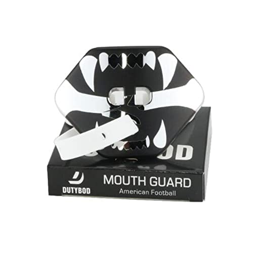 Football Mouth Guard Double Braces Mouth Guard Upper and Lower Teeth Protection Mouth Guard No Boil-Instant Fit for Youth and Adults (Silver) - color: Silver