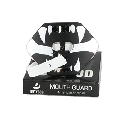 Football Mouth Guard Double Braces Mouth Guard Upper and Lower Teeth Protection Mouth Guard No Boil-Instant Fit for Youth and Adults (Silver) - color: Silver
