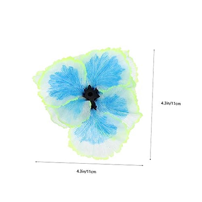 SUPVOX Artificial Water Grass Aquarium Decor Realistic Simulation Aquatic Plants Model for Fish Tank Landscape Decoration Blue Silicone Water Plant Adornment Safe Non Toxic