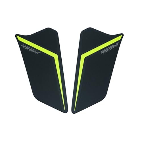 Motorcycle Tank Pad,Motorcycle Fuel Tank Protector,Gas Tank Decals Compatible with CFMOTO 450MT CF Moto MT450 450 MT(Yellow Green Side Traction pad) - color: Yellow Green Side Traction Pad