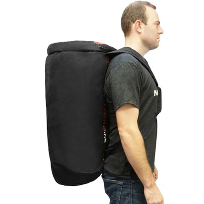 Meister Mesh Duffel Backpack Dive Bag w/Dry Pocket for Scuba & Snorkeling
