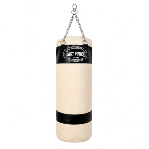 48" Last Punch INC Heavy Duty Black Punching Bag with Chains Skull Design - color: Old Design