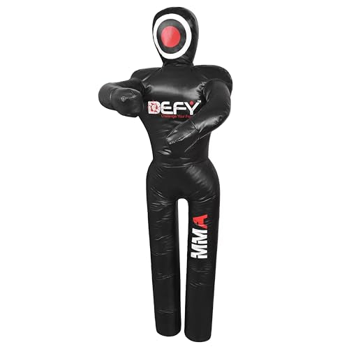 DEFY Vinyl Jiu Jitsu MMA Grappling Dummy Judo Martial Arts Punching Bag Karate - size: 4 Feet