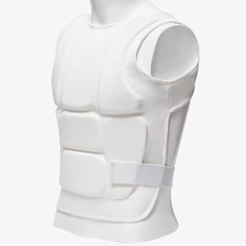 Taekwondo Chest Guard, Unisex Adult Child Taekwondo Karate Chest Guard Vest Boxing Karate Breast Protector Accessory Sports Protective Gear - size: Small