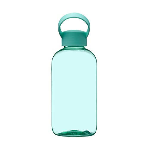 DISCOUNT PROMOS 10 Beau Water Bottles with Handle Set, 20 oz. - Flexi-Grip, Plastic, Drinkware - Mint - color: - Blank - Mint, size: 10 bottles