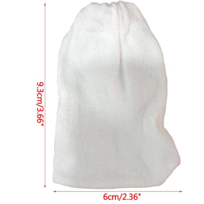 5pcs Aquarium Filter Bag Fish Tank Mesh Cotton Elasticated Bag Cleaning Tools