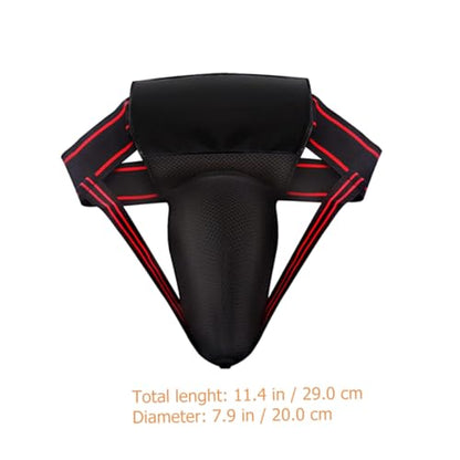 Wakauto Boxing Supply Integrated Groin Protector Comfortable Wear-Resistant Crotch Guard for Men Women Training Practice
