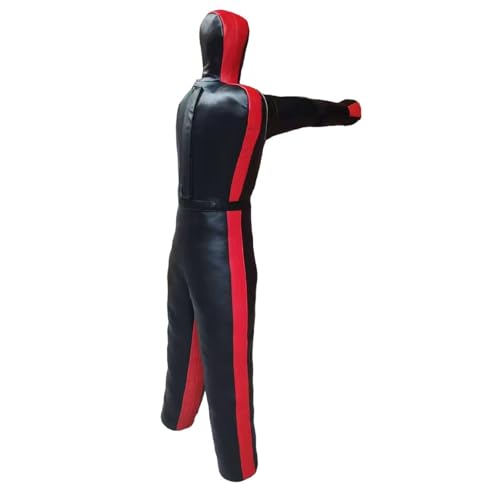 Boxing Dummy Wrestling Dummy for Kids Punching Dummy Judo Grappling Dummy Unfilled PU Leather for Karate Home Exercise