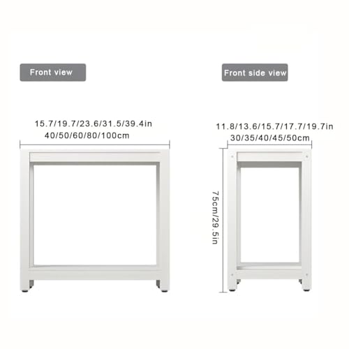 Heavy Duty Metal Fish Tank Stand, 2-Tier Sturdy Aquarium Rack, Strong Load-Bearing Shelving Unit for Home & Office, Perfect Storage Solution for Fish Lovers and Aquarists - size: 100x40x75cm