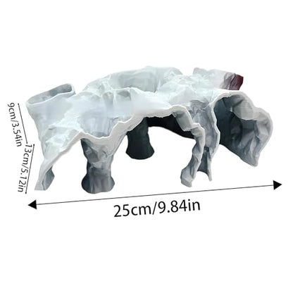 Aquarium Underground Tunnel Cave, Cave Fish Tank Decor, Fish Tank Decor Decoration, Breeding Shelter Decoration