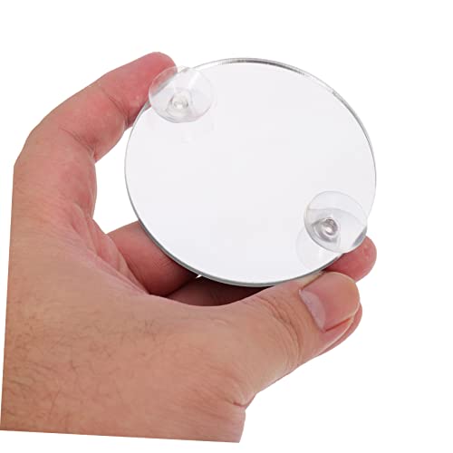 Garneck 10Pcs Betta Mirror with Suction Cups for Training and Play Tank Decor for Betta Fish Non Fading Design for Enhanced Aquatic Environment