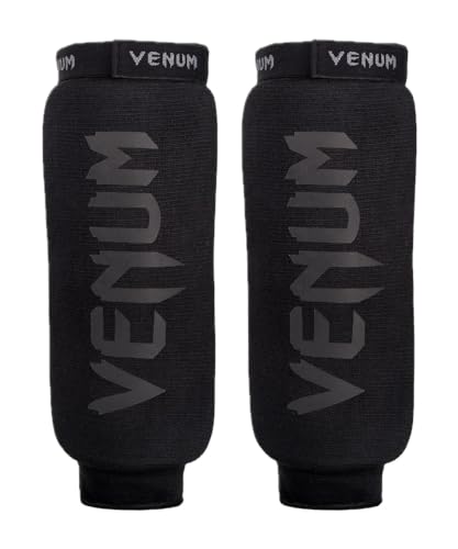 VenumShin Guards - color: Black/Black, size: X-Small