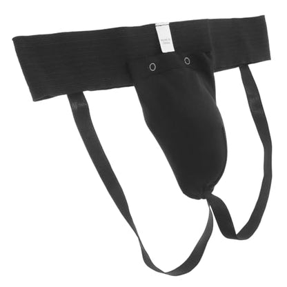 BESPORTBLE Breathable Portable Groin Guard for Men Reusable Crotch Protector Training Accessory Comfortable Lightweight Sports Guard for Boxing Taekwondo MMA Football