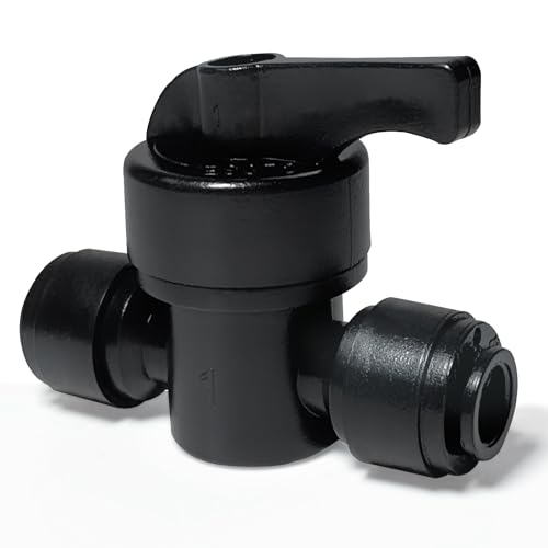 5 Pack Quick Connect 1/4" Drip Irrigation Shut Off Valve, Universal Drip Irrigation Tubing Coupling Valve, Leak Free Connector Locking Fitting for Sprinkler or Drip Irrigation System - size: 5PCS 1/4" Drip Irrigation Shut Off Valve