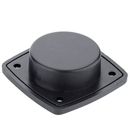 VTurboWay Nylon Square Flush Pull Handle, Marine Boat Yacht Cabin Accesories, Black