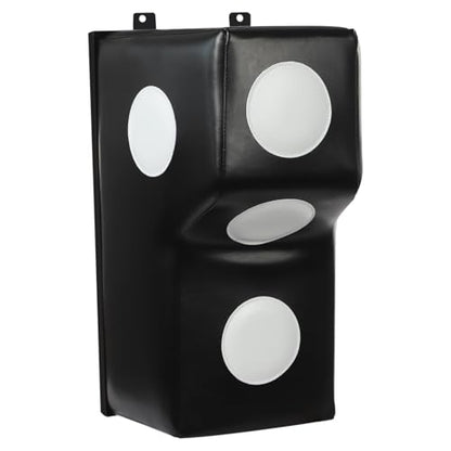 Wall Boxing Punching Pad, Wall Mount Uppercut Boxing Heavy Bag - color: Black +White