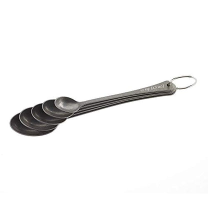 Barfly Measured Bar Spoon Set of 5, Vintage - size: Set of 5 (0.5 tsp, 1 tsp, 1.5 tsp, 2 tsp, 3 tsp)