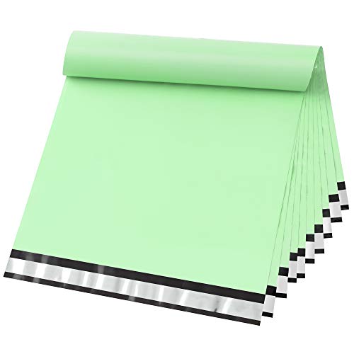 Poly Mailers 12x15.5 Inches 200 Pcs Mint Green Packaging Shipping Bags Mailing Envelopes Bag Self-Seal Waterproof and Tear-Proof Poly Mailers Bags for Small Business Clothing Boutique - color: Mint Green, size: 12x15.5