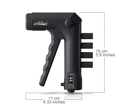 Grip Strength Trainer with Finger Exerciser, Adjustable Resistance, Forearm Strengthener Hand Gripper with Counting,Black - color: Black