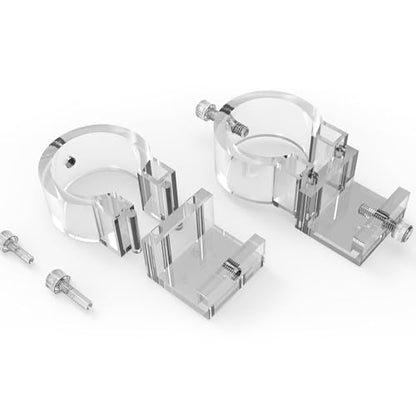 FZONE Detachable Acrylic Bracket – Compact Filter Pipe Holder for Glass & Stainless Steel Aquarium Lily Pipes (S)