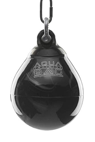 Aqua Training Bag 9" 15 Pound Head Hunter Slip Ball Hybrid Punching Bag - color: Haymaker Black